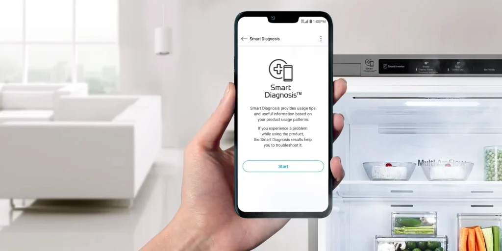 smart diagnosis LG refrigerators