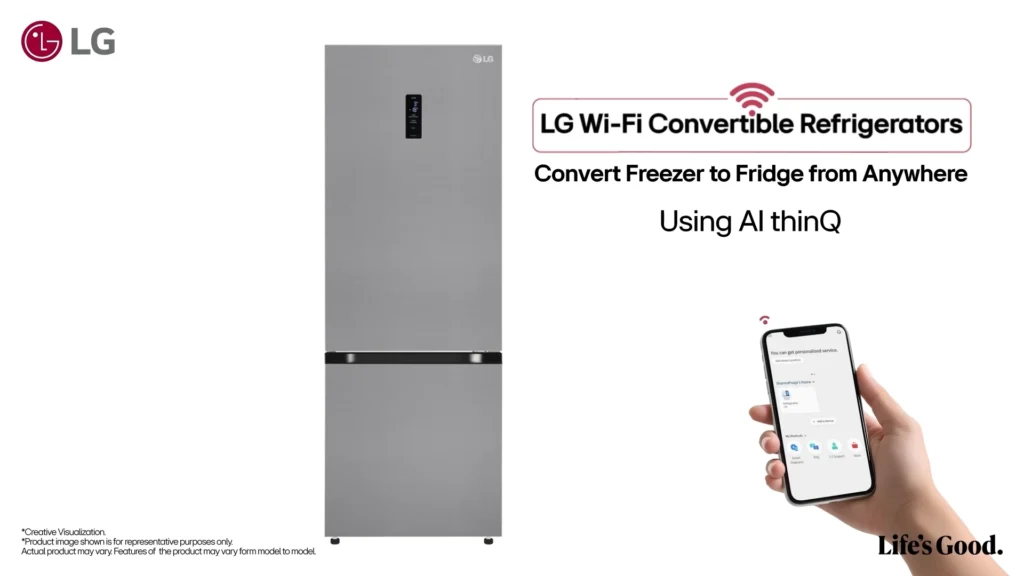 wifi convertible Refrigerators LG