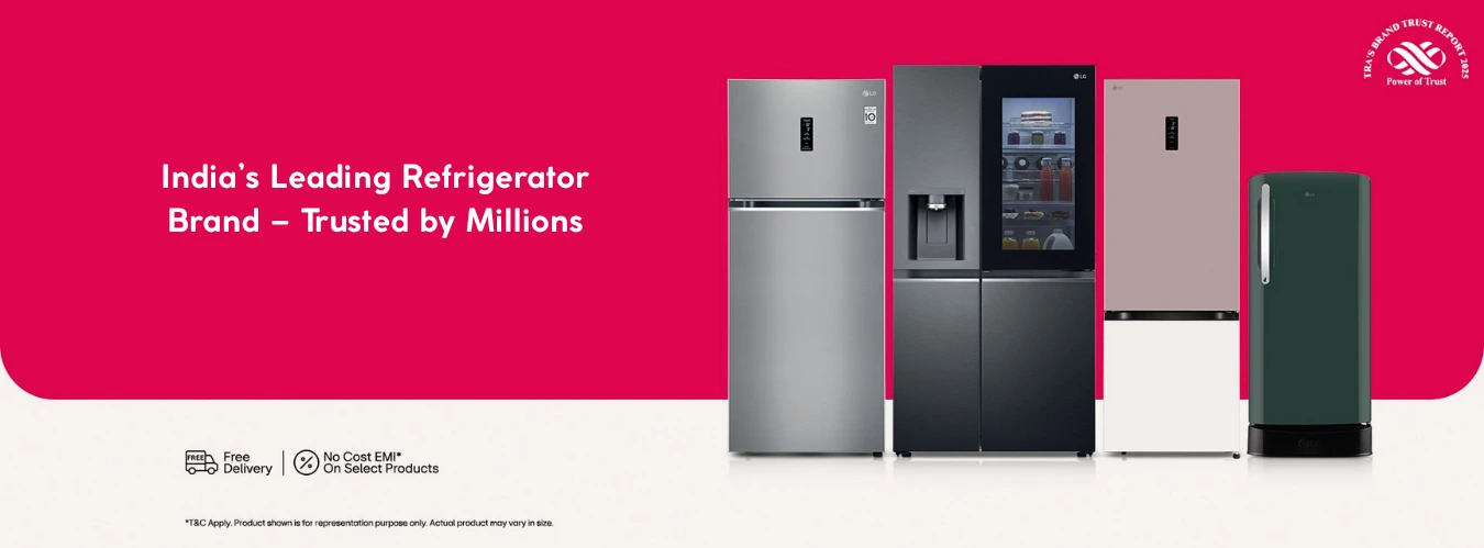 India’s Leading Refrigerator Brand – Trusted by Millions LG