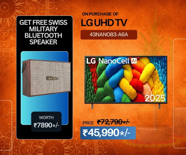 Sankranti offer LG 43NANO83 A6A