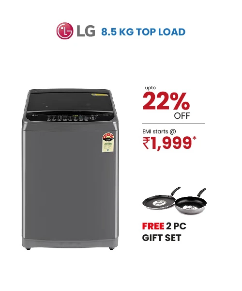 LG 8.5KG Top Load Washing machine Ugadi Offer