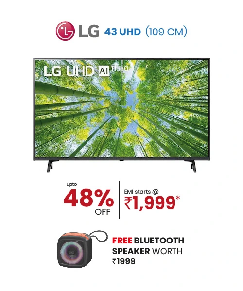 LG UHD TV Ugadi offer 43inch