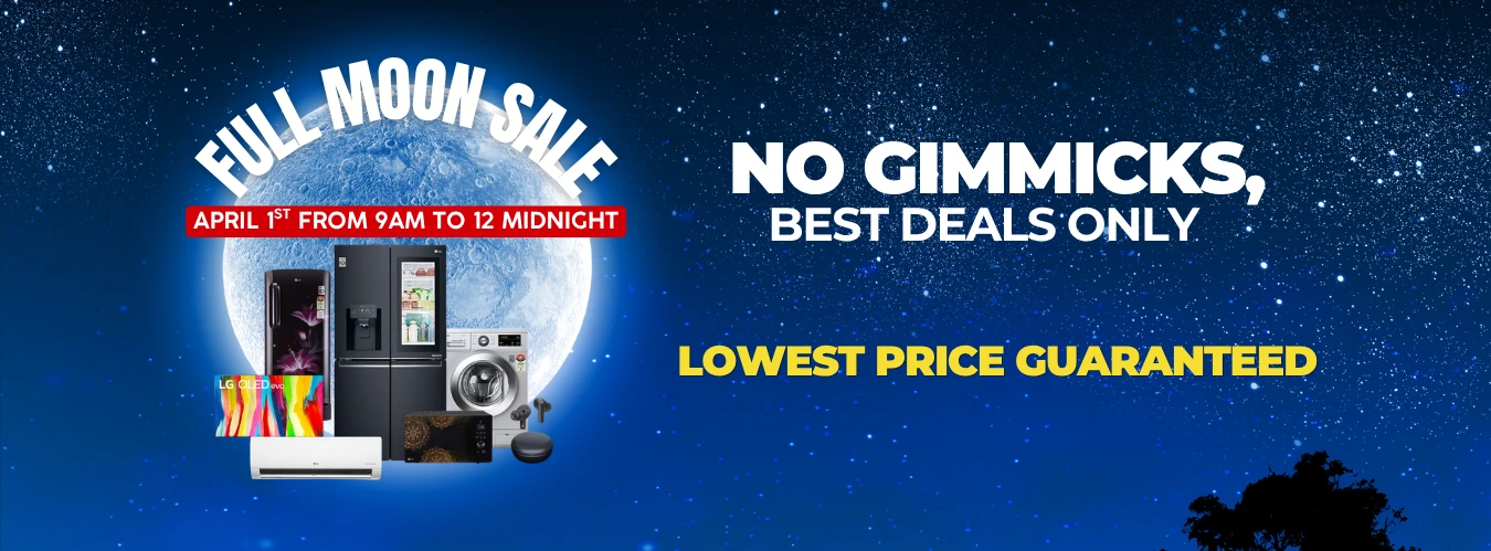 No Gimmicks, Best Deals Only Full moon Sale April at LGbyunilet