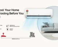 AI AC with PreCool smart cooling LG split air conditioner