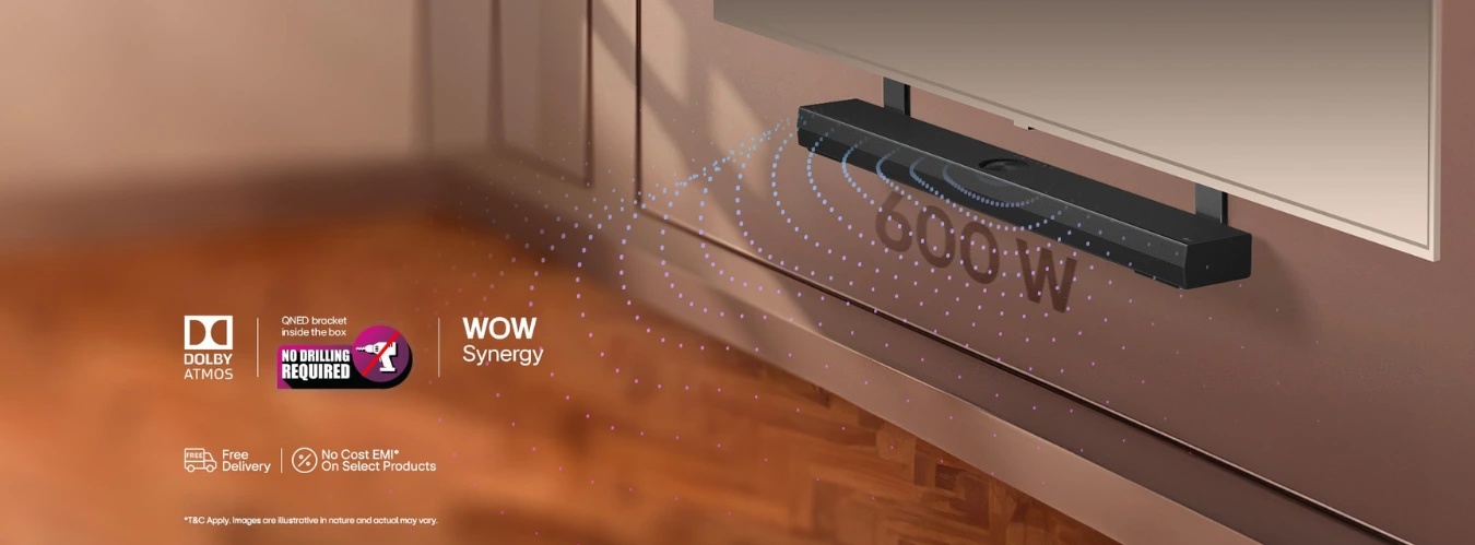 LG soundbar with TV for an enhanced home entertainment experience