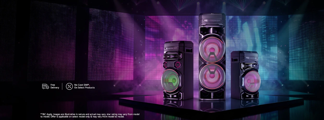 LG XBOOM party speaker with powerful sound for music and gatherings