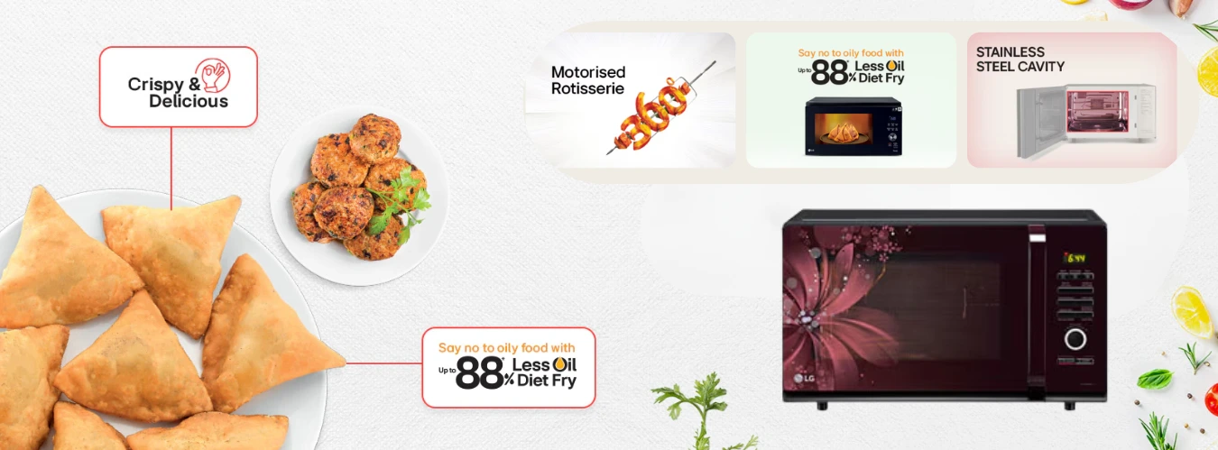 LG convection microwave ovens online at best price in Bangalore and Mysore